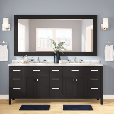 Closeout Bathroom Vanities >> 84 Inch Double Sink Vanity | Wayfair Closeout Bathroom Vanities >> 84 Inch Double Sink Vanity | Wayfair